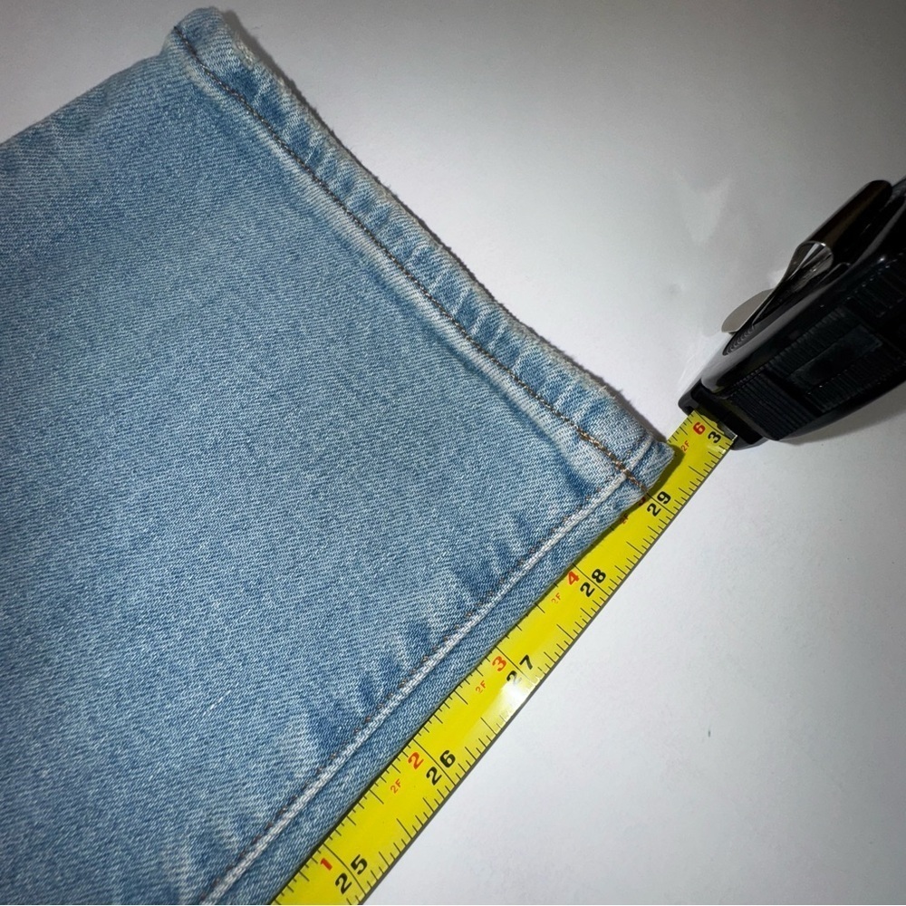 Madewell The Perfect Vintage Straight Jean in Danby Wash: Knee-Rip Size 26 NWOT - Picture 14 of 16